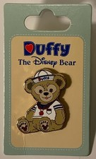 Disney Duffy Bear Pin Badge On Original Cardboard Backing Great Condition 