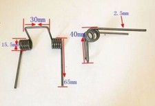 2pcs Double torsion spring Torsion spring New Wire diameter: 2.5mm