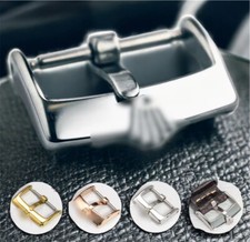 Steel Crown Buckle Polish Buckle Pin Buckle 12 14 16 18 20mm for Rolex