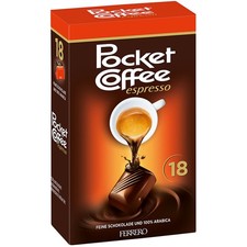 Ferrero Pocket Coffee Espresso 18 pcs 225g Stocking filler UK stock BBE18/02/26