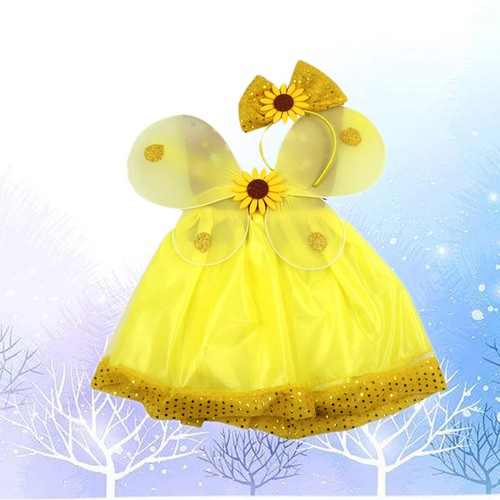 3pcs girls fairy costume set - 3pcs,