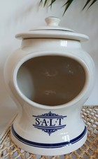 Large Cream Color Salt Pig by The 1869 Victorian Pottery Studio Pottery