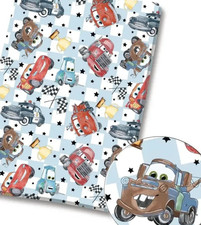 Polycotton Fabric Disney Cars