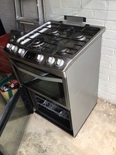 Free Standing John Lewis Electrolux 60cm Stainless Steel Dual Fuel Range