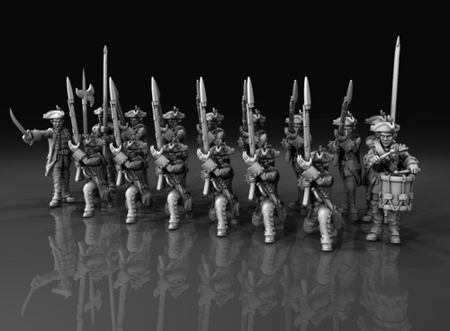 Unpainted seven years war - unpainted,