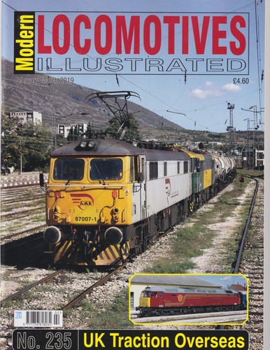 Modern locomotives illustrated - modern,