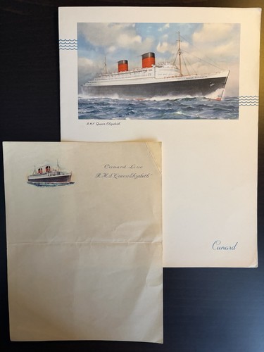 1950s cunard rms - rms, queen