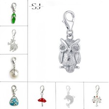Clip charms with lobster - on,