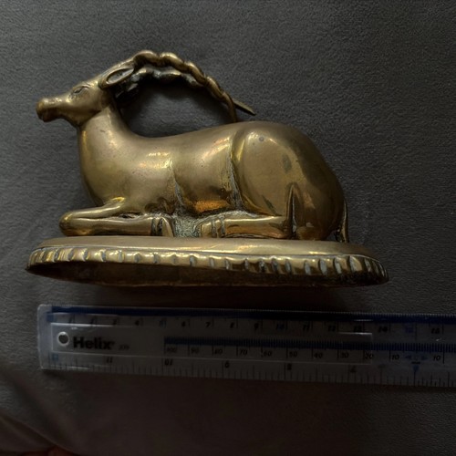 Vintage solid brass gazelle - solid,