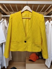 VINTAGE VB BLAZER UK 12 YELLOW
