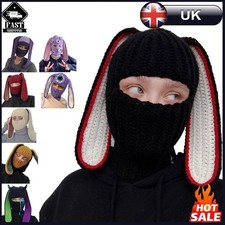 Christmas Devil Horn Beanie Rabbit Ear Ski Cap Knitted Balaclava Hat 🔥