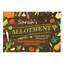 Personalised ALLOTMENT SIGN