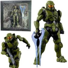 Halo 4 Master Chief Green Spartan 7'' Action Figure Collection Model PVC Toy UK