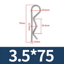 Clips retaining pins - clips,