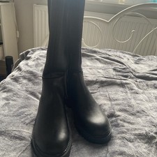 Black Knee High Boots Size 4