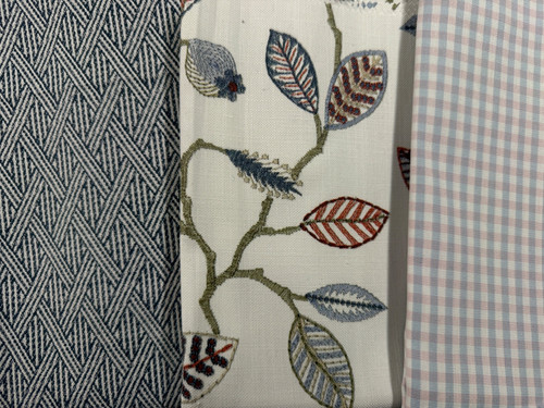 Fabric bundle floral gingham - floral,