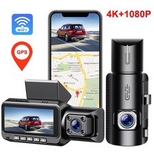 TOGUARD WiFi GPS Dash Cam 4K