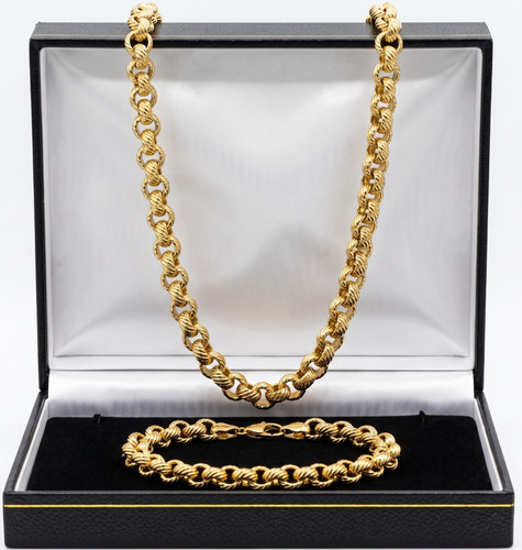 9ct 9mm gold pvd lined - 9ct,