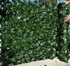 3M*1M Artificial Ivy Leaf Hedge Roll Privacy Fence Screen Wall Landscape Screen