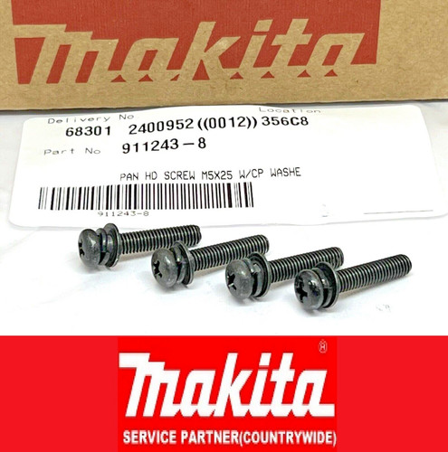 4xgenuine makita pan - hd, screw