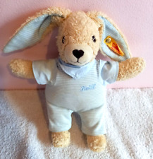 Steiff Cream Bunny Rabbit Soft Toy Musical Pull Cord Plush Baby Comforter