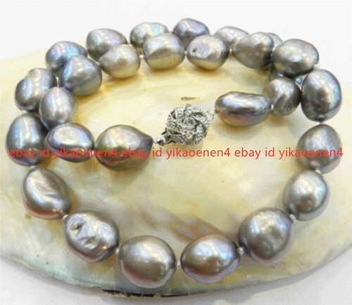 Large 10mm silver - silver, real
