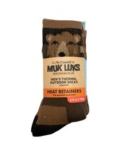 Muk Luks Men’s Thermal Outdoor Heat Retainers 3 Pairs Socks UK 8-11