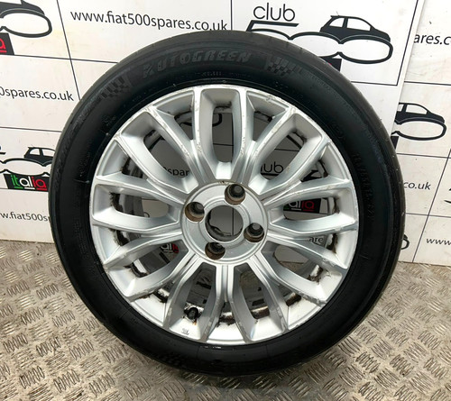 Fiat 500 alloy - fiat, 15"