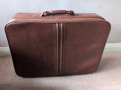 1980s suitcase brown - 1980s,