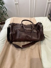 John Lewis Leather Holdall