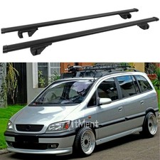 2Pcs 53" Roof Rack Black