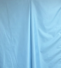 New Blue Curtains W55" x D53" Kids Bedroom Playroom Boys Plain Pencil Pleat