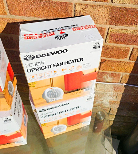 Daewoo upright fan - fan, heater