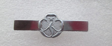 Vintage Silver Colour  Girl Guides  Promise Badge  Brooch Bar Trefoil Design