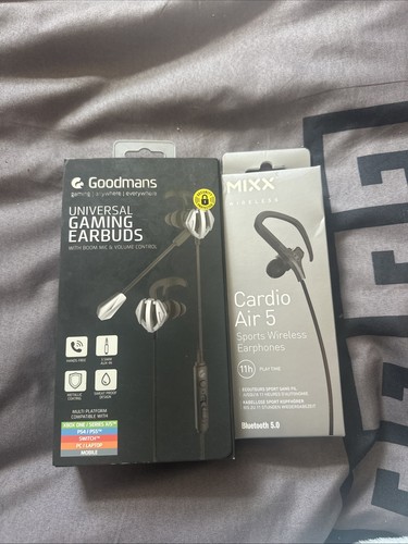 Goodmans and mixx earbuds - goodmans,