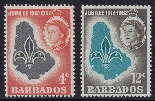 Barbados 1962 boy scout golden - 1962,