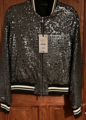 Zara men sequin bomber - zara, men’s