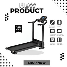 Treadmill Running Jogging Machine Electric Motorized Folding Fitness UK Home Gym