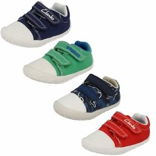 Boys Clarks Canvas Doodles