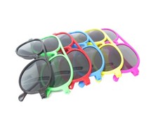 Glossy Kids/Children's Size Movie Pilot Aviation Retro Sunglasses! 6 Colours