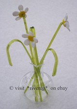 DAISIES GLASS ORNAMENT