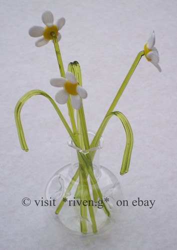 Daisies glass ornament - daisies,