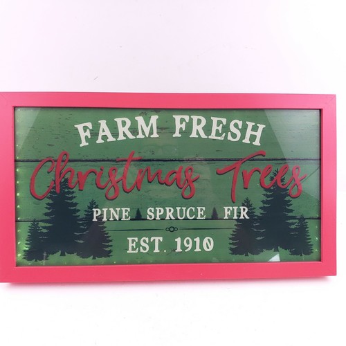 Illuminated holiday shadow box - holiday,