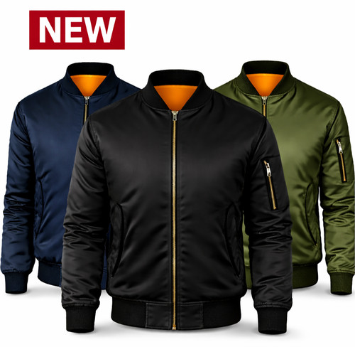 Mens bomber jacket ma1 army - bomber,