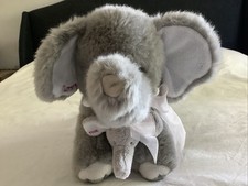 Sainsbury's Elephant Soft Toy Mummy and Baby Pre-Owned Good Condition