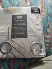 Lined Eyelet Curtains 66"x54"