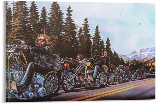 David mann motorcycle art - david,