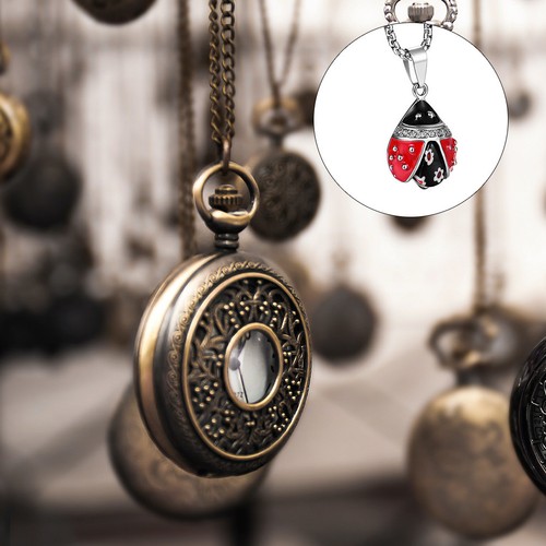 Ladybug pendant necklace - pendant,