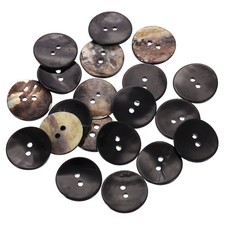 20Pcs Shell Buttons, 18mm 2