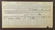 1913 THE HIGHLAND RAILWAY Muir